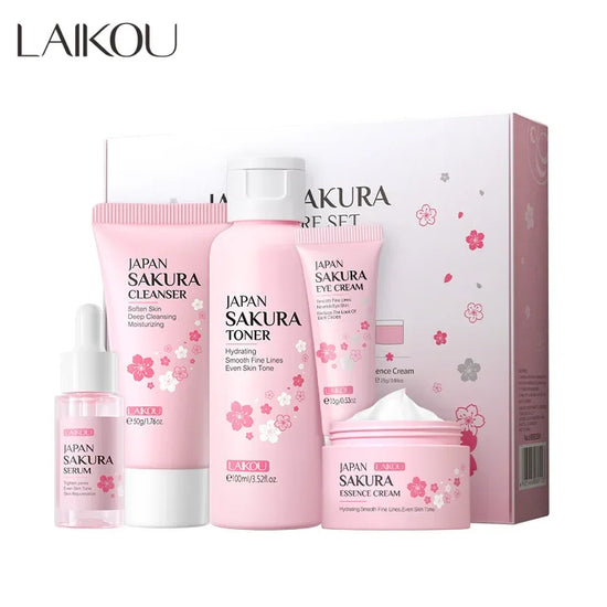 LAIKOU Sakura 5-Piece Skincare Set